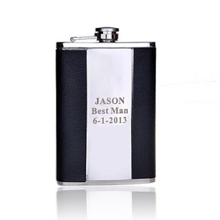Personalized Stainless Steel 9 oz Flask