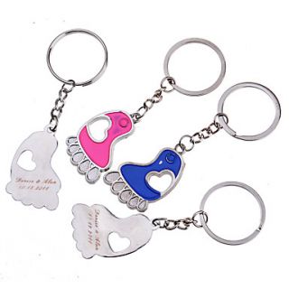 Personalized Key Ring   Feet (Set of 6 Pairs)