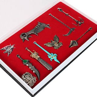 Cosplay Accessories Inspired by League of Legends Set of 9 Characters Weapons