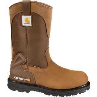 Carhartt Waterproof Steel Toe Wellington Boot   Brown, Size 8 Wide, Model