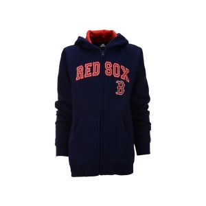 Boston Red Sox adidas MLB Youth Full Zip Embroidered Hoodie