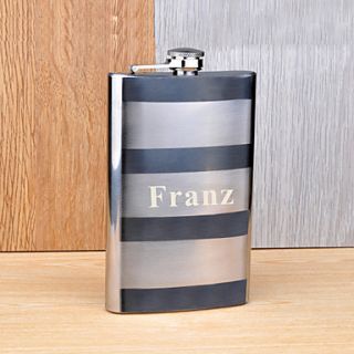 Personalized Sstainless Steel 10 oz Flask