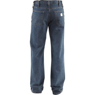 Carhartt Relaxed Fit Straight Leg Jean   Deep Stone, 42 Inch Waist x 30 Inch