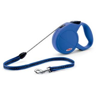 Explore Retractable Dog Leash in Blue, Small