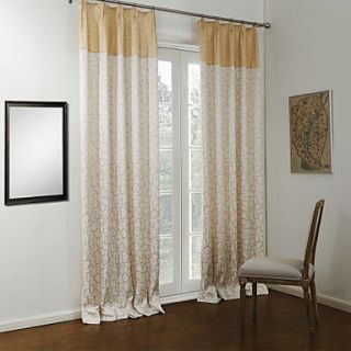 (One Pair) Barroco Interlaced Square Lined Blackout Curtain