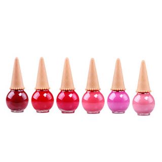 Ice Cream Shaped Sequins Nail Polish No.1 6(Assorted Colors)