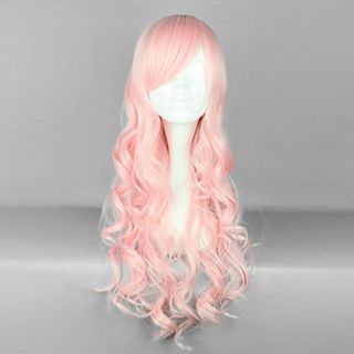 Peach Pink 70cm Sweet Lolita Curly Wig