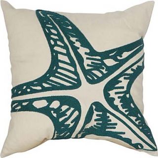 18 Square Dream Sea Star Embroidery Polyester Decorative Pillow Cover