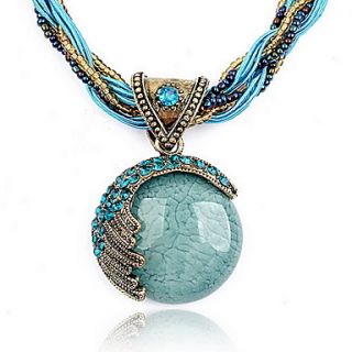 Bohemian Style Alloy With Cubic Zirconia Womens Necklace (More Colors)