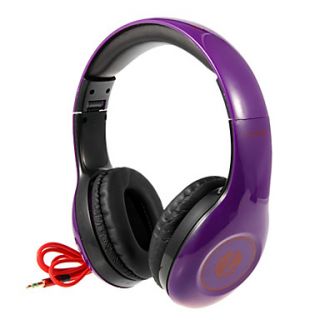 LIKE Special Design Folding Super Bass On Ear Earphone LI 802(Blue,Purple,Red)