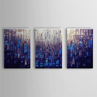 Hand Painted Oil Painting Abstract Set of 3 1307 AB0459