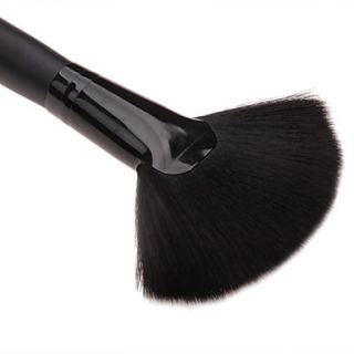 Black Handle Fan Brush