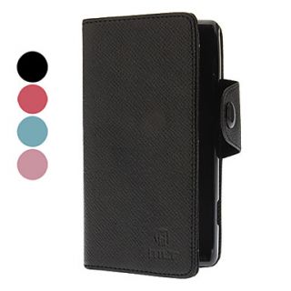 Solid Color Litchi Pattern Full Body Case with Card Slot and Strap for Sony Xperia L S36h (Assorted Colors)