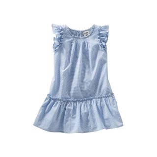 Oshkosh Bgosh Mini Checked Smocked Dress   Girls 5 6x, Stripe, Girls