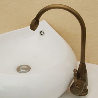Vintage Style Antique Brass Finish Single Handle Kitchen Faucet/Bathroom Sink Faucet