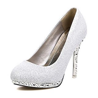 Tasteful Low Platform High Heel Pumps with Sequin Party Shoes(More Colors)