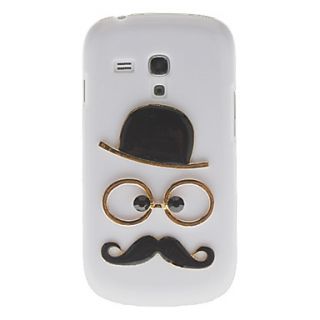 Exquisite Design Hat, Glasses and Moustache Style Hard Case for Samsung Galaxy S3 Mini I8190