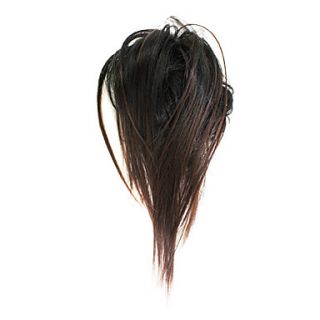 High Quality Synthetic Short Straight Chocolate Brown Hair Pieces