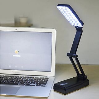 1.8W Modern Rechargeable Black Led Desk Lamp Eye Protection Lamp