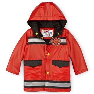 Wippette Fireman Rain Slicker   Boys 2t 4t, Red, Red, Boys