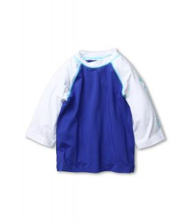 Columbia Kids Mini Breaker S/S Sunguard Girls Short Sleeve Pullover (Blue)