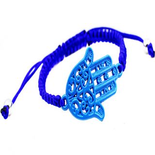 Hand weaving around the hand of Fatima alloy spray paint woven bracelet