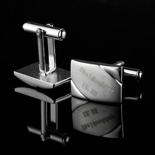 Personalized Classic Oblong Cufflinks