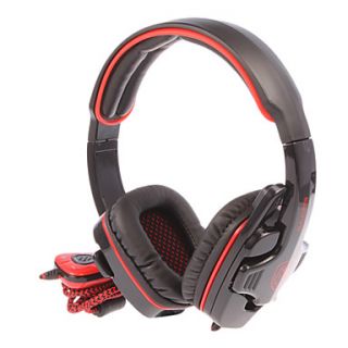 SADES SA 901 USB2.0 7.1 Sound Effect Over Ear Gaming Headphone with Mic and Remote for PC