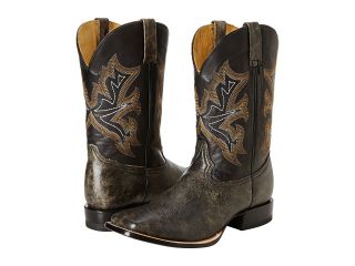 Stetson Wide Square Toe 11 Cowboy Boots (Brown)
