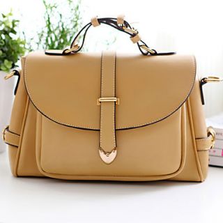 POLIS Womens Almond New Model Korean All March Fashion Contrast COLor Clutch Shoulder Bags