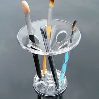 Acrylic Transparent Makeup Brush Pot Display Stand Cosmetic Organizer
