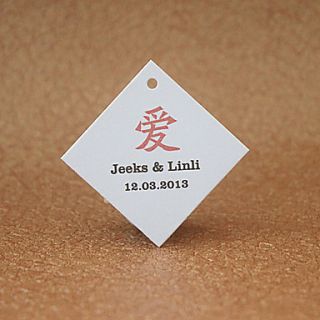 Personalized Favor Tags   Love(set of 30)
