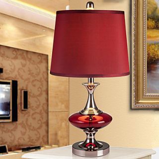 Modern/Contemporary Table Lamp Bedside Lamp In Red Shade
