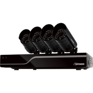 Defender DVR Surveillance System   4 Channel DVR with 4 High Resolution