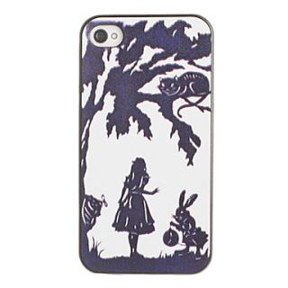 Hallowmass Night Pattern PC Hard Case with Black Frame for iPhone 4/4S