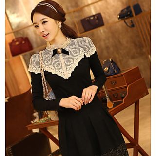 Womens Lace Embroidery Blouse