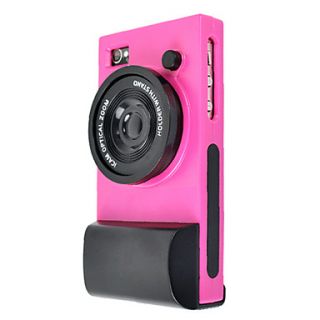 Rose Deluxe Cute Camera Style Hard Case Cover For Iphone 4 4G 4S Fashion