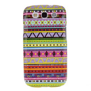 Multi Color Weaving Cotton Pattern Protective Hard Back Cover Case for Samsung Galaxy S3 I9300