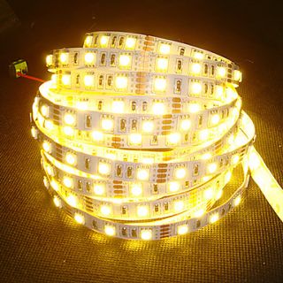 White Led Strip Light Non waterproof 5M SMD 5050 300 LEDs/Roll