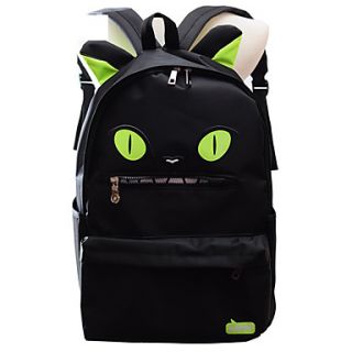 Fashion Nylon Cat Pattern Backpack