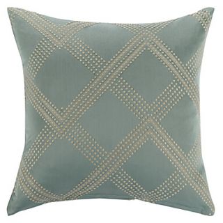 18 Square Modern Blue Geometric Polyester Decorative Pillow Cover