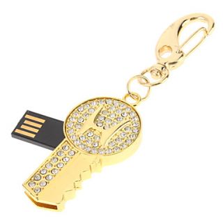 Gold Key Feature USB Flash Drive 4GB