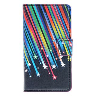 Colorful Stars Pattern Full Body Case with Card Slot for HuaWei Y300
