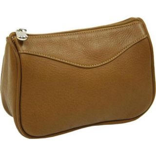 Womens Piel Leather Carry all Zip Pouch 2845 Saddle Leather