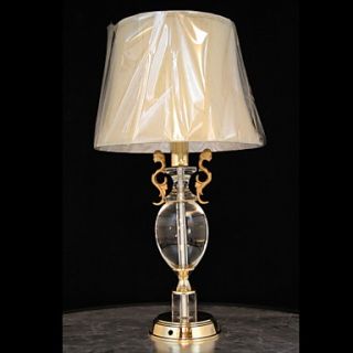 Resplendent Crystal Table Lamp In Vase Design