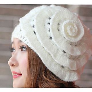 Flower Knit Hat