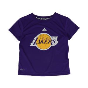 Los Angeles Lakers adidas NBA Kids Primary Logo Climalite T Shirt
