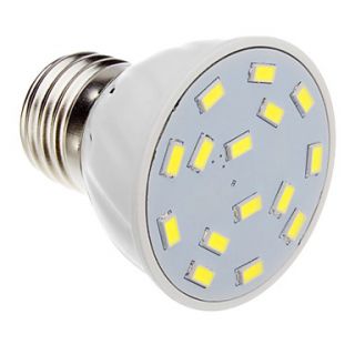 E27 5W 15x5730SMD 420 450LM 5500 6500K Cool White Light LED Spot Bulb (220V 240V)