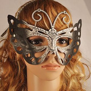 6 Colors Butterfly Womens PVC Party Mask