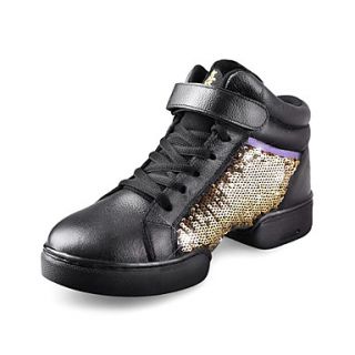 Womens Leather Dance Sneakers For Ballroom(More Colors)
